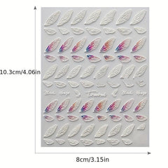 1pc Butterfly Laser Thin Model Butterfly Nail Sticker