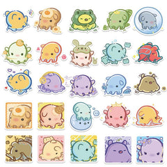 50sheets Mock Elephant Cable Sticker Notepad Non-slip Waterproof Decor