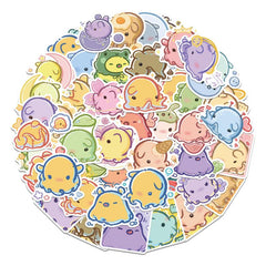 50sheets Mock Elephant Cable Sticker Notepad Non-slip Waterproof Decor
