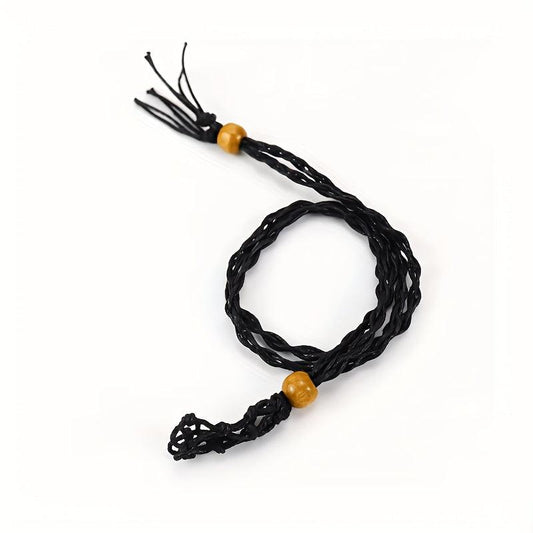Mesh Cage Quartz Crystal Stone Necklace Rope DIY Jewelry Making Acc