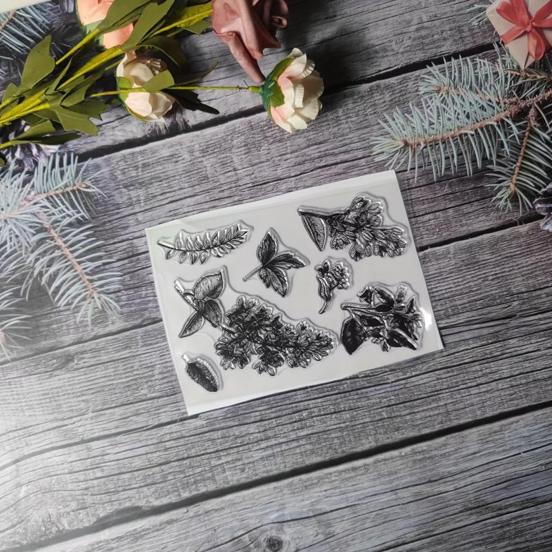 Plant Theme Stamp for DIY Handmade Cards Making