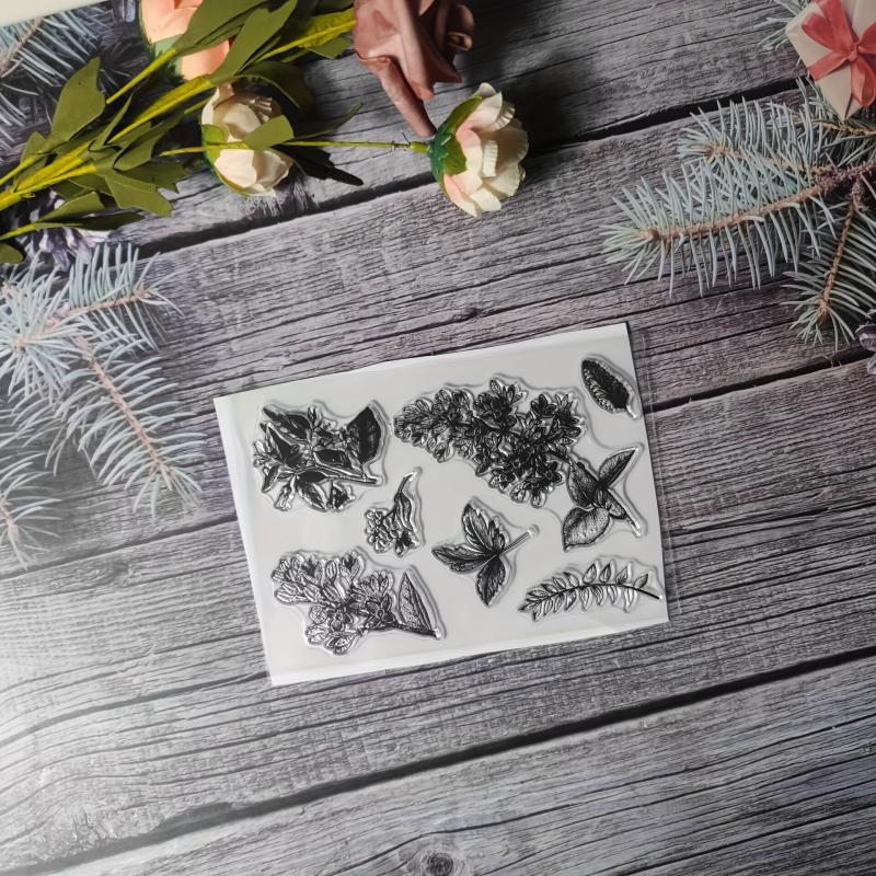 Plant Theme Stamp for DIY Handmade Cards Making