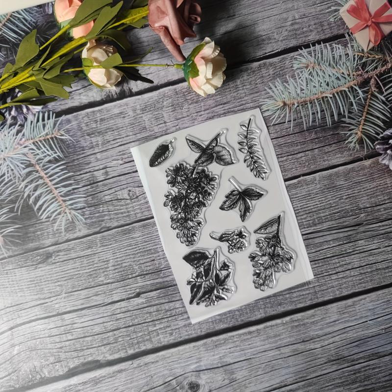 Plant Theme Stamp for DIY Handmade Cards Making