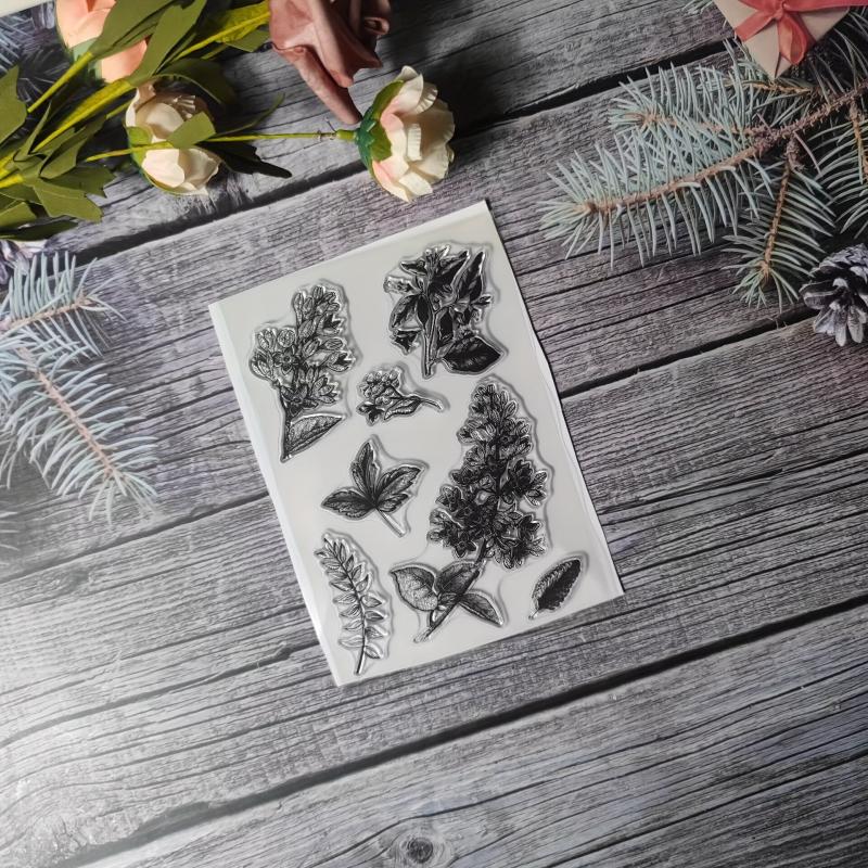Plant Theme Stamp for DIY Handmade Cards Making