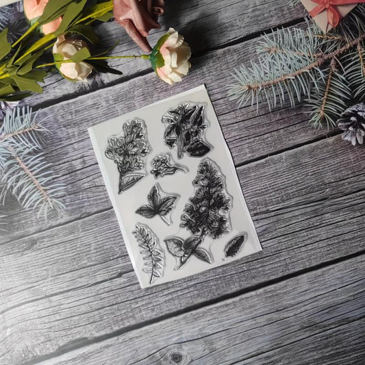 Plant Theme Stamp for DIY Handmade Cards Making