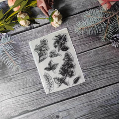 Plant Theme Stamp for DIY Handmade Cards Making