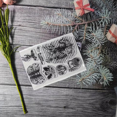 Character Theme Stamp for DIY Hand Account Card Making
