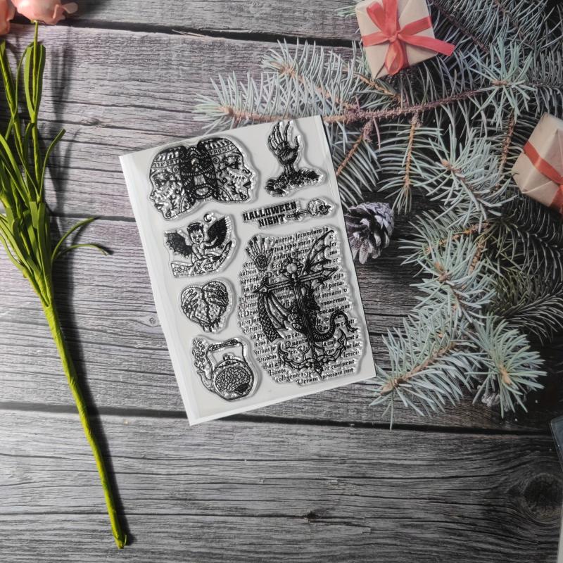 Character Theme Stamp for DIY Hand Account Card Making