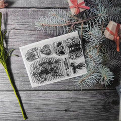 Character Theme Stamp for DIY Hand Account Card Making