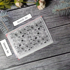 Flower Theme Stamp for DIY Hand Accounts