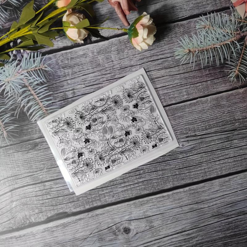 Flower Theme Stamp for DIY Hand Accounts