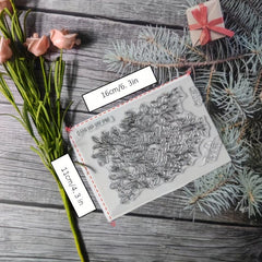 Flower Theme Stamp DIY Hand Account Card Making