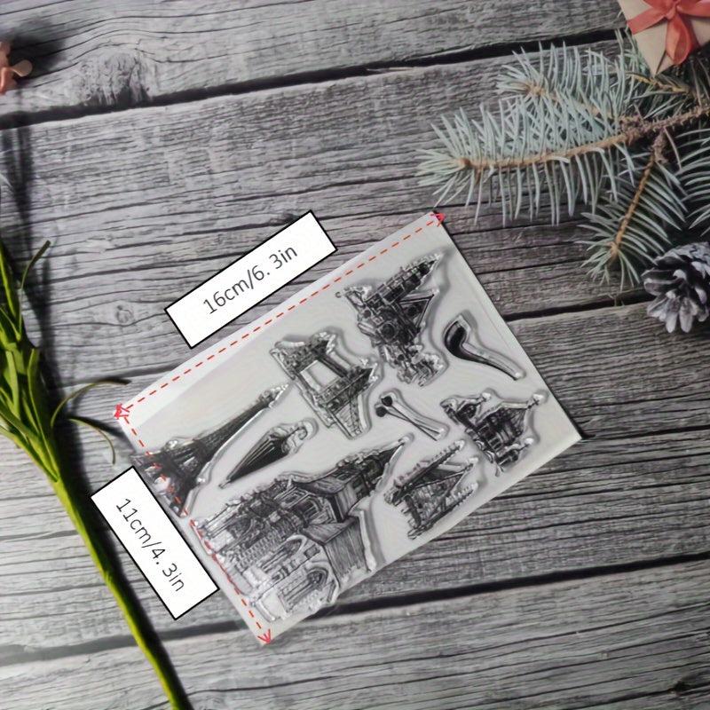 Architectural Theme Stamp Set for DIY Card Making