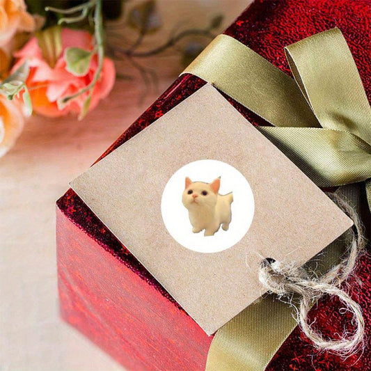 500pcs Cartoon Cat Stickers for Handbook Laptop Phone Envelope