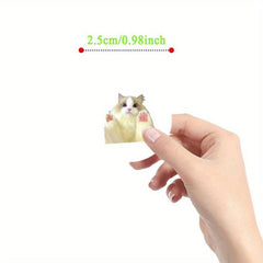 500pcs Cartoon Cat Stickers for Handbook Laptop Phone Envelope