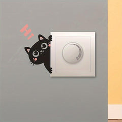 Cat Wall Sticker Living Room & Bedroom Switch Sticker