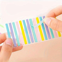 300pcs Transparent Fluorescent Index Sticky Notes Set