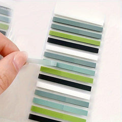300pcs Transparent Fluorescent Index Sticky Notes Set