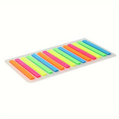 300pcs Transparent Fluorescent Index Sticky Notes Set