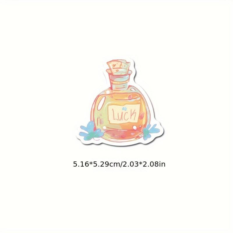 50pcs Apothecary Cartoon Stickers Self-adhesive Mobile Phone Case Pad Waterproof