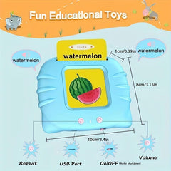 Kids English Learning Card Machine Education Toy