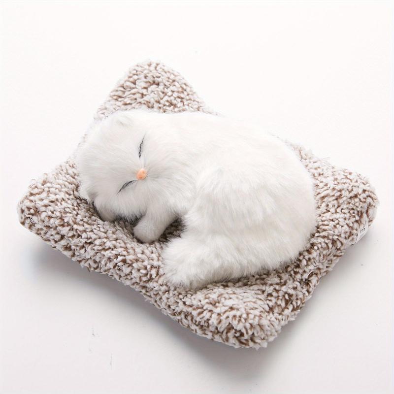 Realistic Small Cat Plush Toy for Home Decor