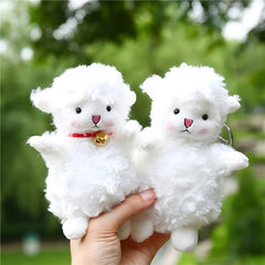 5.9inch Sheep Plush Keychain Soft Stuffed Cartoon Doll Plush Toy Doll Key Chain