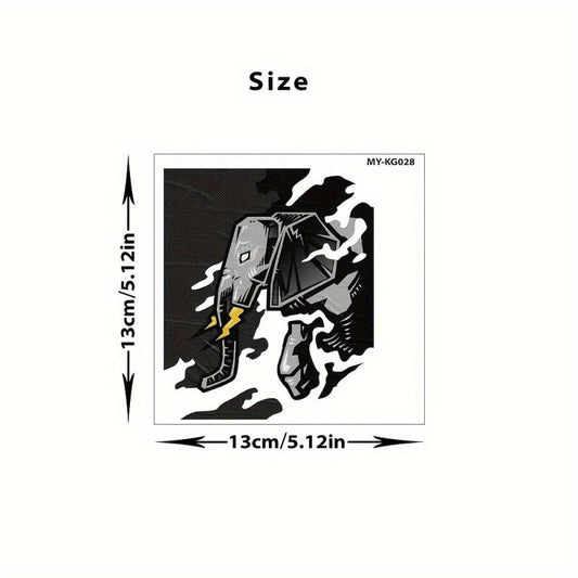 1pc Elephant Switch Plastic Decorative Sticker