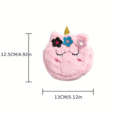 Winter Unicorn Plush Wallet Shoulder Bag
