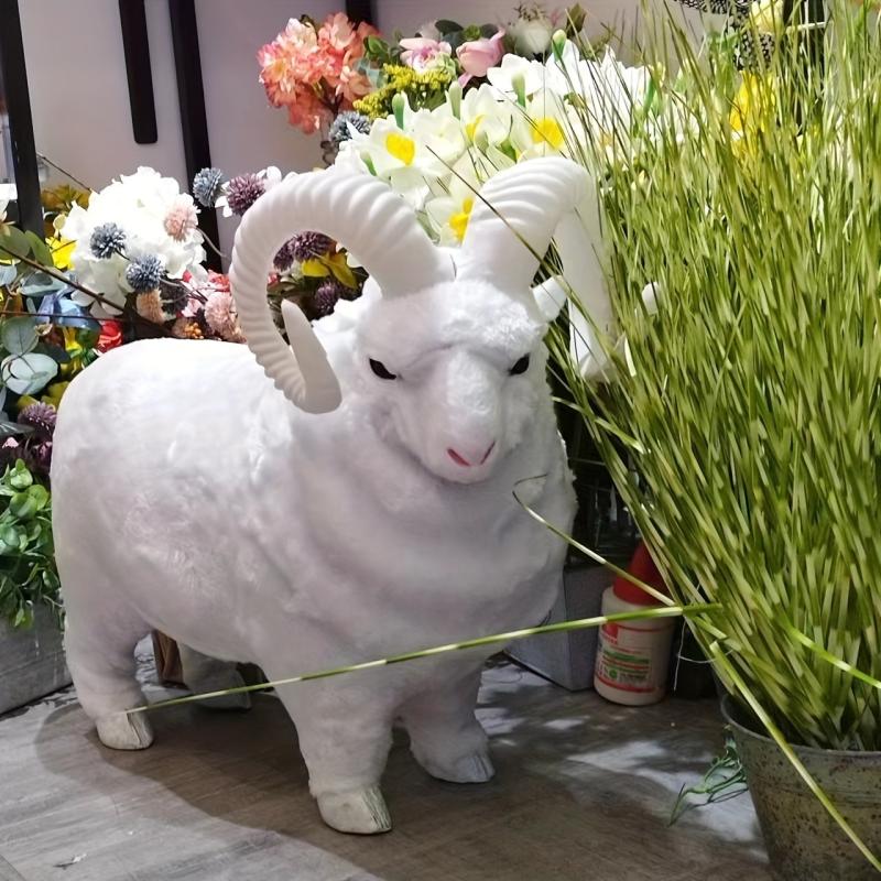 Soft Furry Sheep for Home Decor