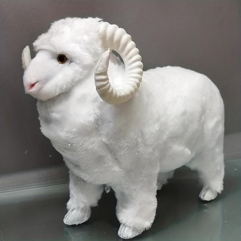 Soft Furry Sheep for Home Decor