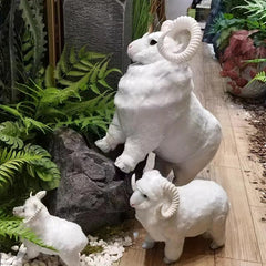 Soft Furry Sheep for Home Decor