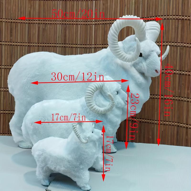 Soft Furry Sheep for Home Decor