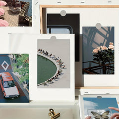 10pcs Art Landscape Postcard Wall Stickers