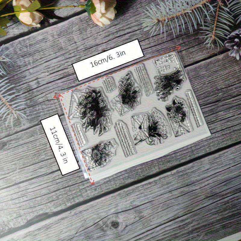 Plant Theme Stamp for DIY Hand Account Card Making