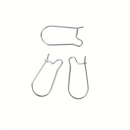 50pcs Stainless Steel Ear Hooks for DIY Earrings