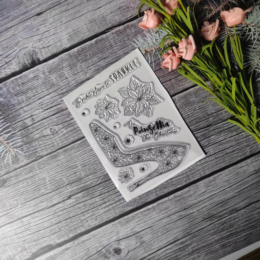 Plant Theme Stamp For Scrapbook Journal Card Making