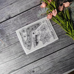 Plant Theme Stamp For Scrapbook Journal Card Making