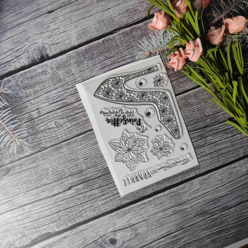 Plant Theme Stamp For Scrapbook Journal Card Making