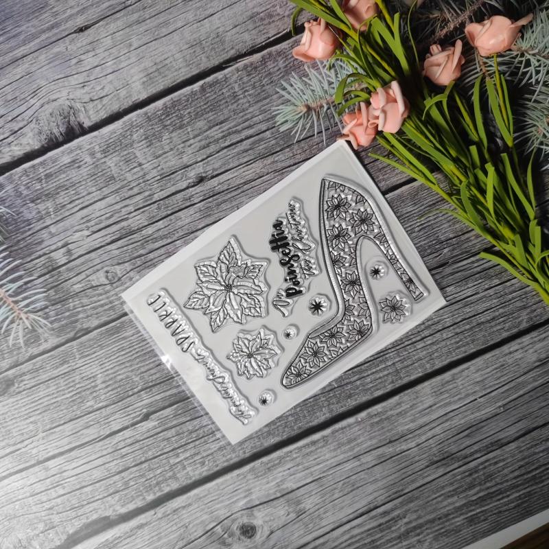 Plant Theme Stamp For Scrapbook Journal Card Making