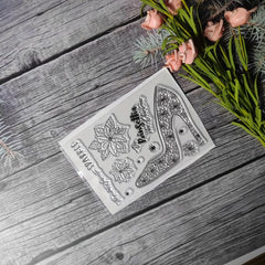Plant Theme Stamp For Scrapbook Journal Card Making