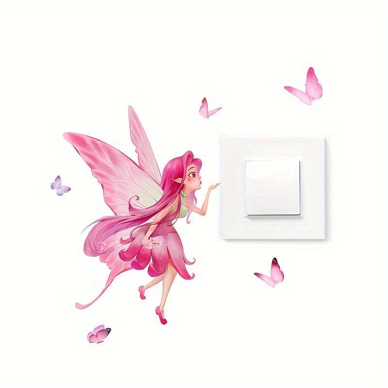 Elf Butterfly Switch Sticker Home Decoration Wall Sticker