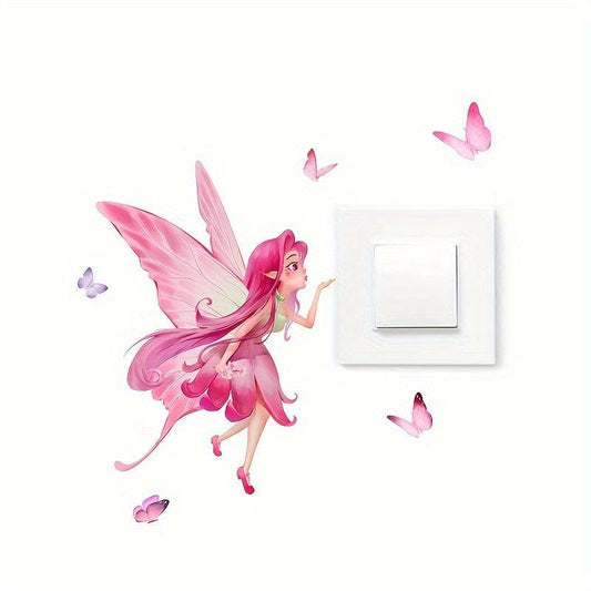 Elf Butterfly Switch Sticker Home Decoration Wall Sticker