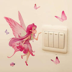 Elf Butterfly Switch Sticker Home Decoration Wall Sticker