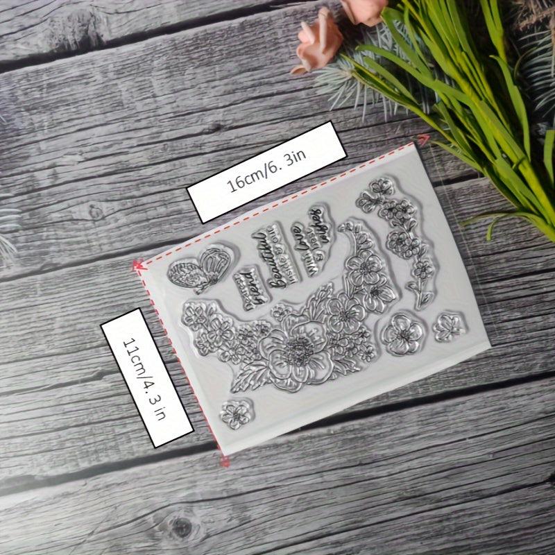 Flower Theme Stamp for DIY Hand Account