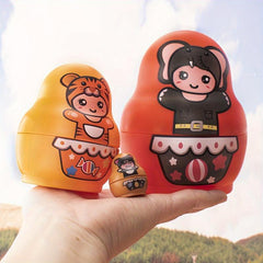 Colorful Matryoshka Doll Toy Stacking Fun Toy