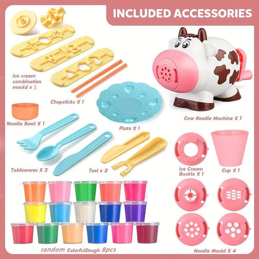 Clay Dough Sets Play Dough Tools Kitchen Creations Noodle Playset