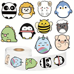 500pcs Cartoon Sticker Roll for Water Bottles Laptops Luggage