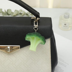 Cedar Model Food Simulation Keychain Bag Pendant Car Key Chain