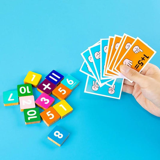 Wooden Math Toys for Kindergarten Education